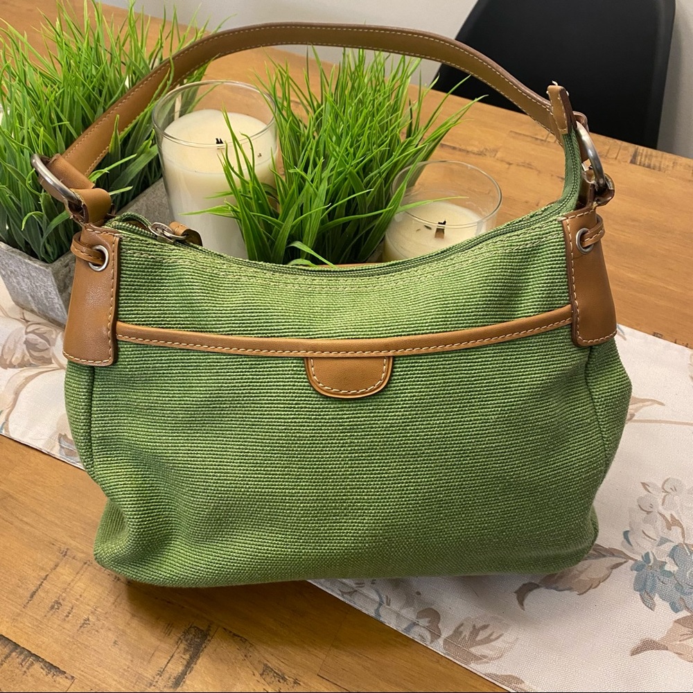 Fossil Green Hobo w Tan Trim